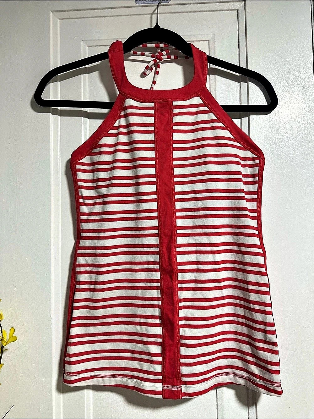 lululemon Striped Tank Top in Red & White Like New